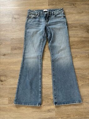 Pacific Sunwear Faded Blue Flare Jeans
